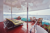 Außenbereich Hauptdeck mit Whirlpool<br>© Horizon III