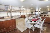 Maldives Aggressor II Restaurant <br>© Aggressor Fleet