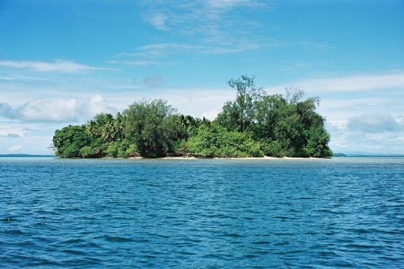 Lissenung Island vom Meer