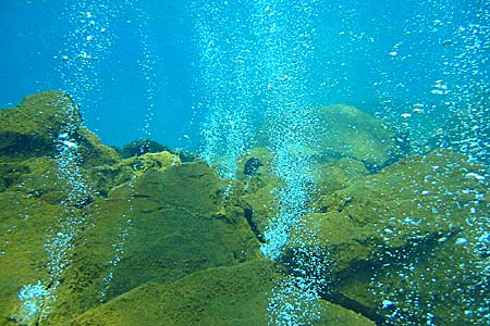 Unterwasser Vulkan