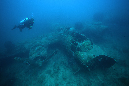 B-24 Flugzeugwrack