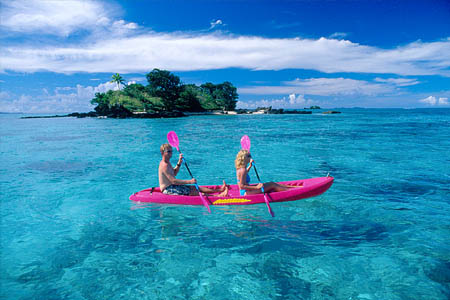 Kayaking auf Taveuni