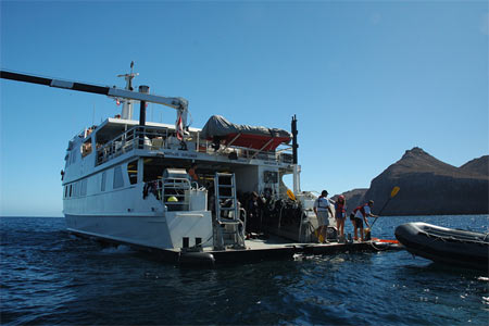 Tauchdeck der Nautilus Explorer